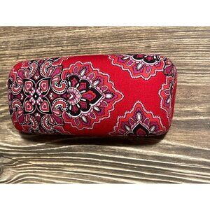 Vera Bradley Eye Glass Case Classic Paisley Print Clam Shell